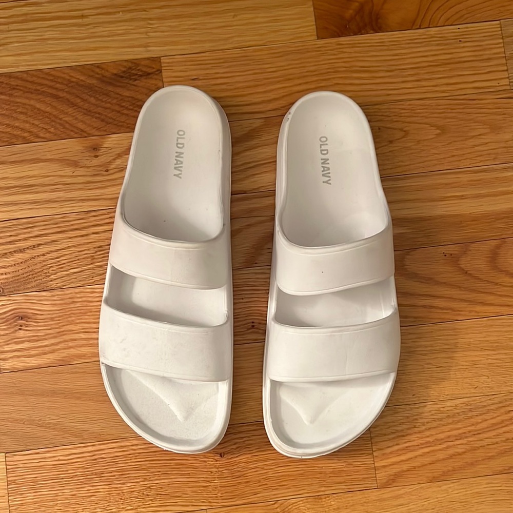 Double Strap Slide Sandals